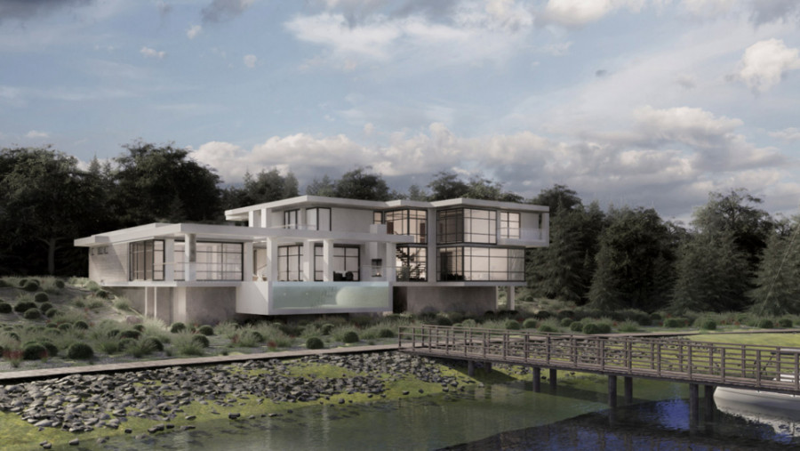 Проектно-строительная компания ITER - Современный дом на озере