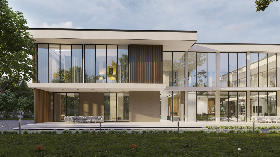 Итер Дизайн - Современный дом Кристалл Истра - Архитектура — 1200м<sup>2</sup>