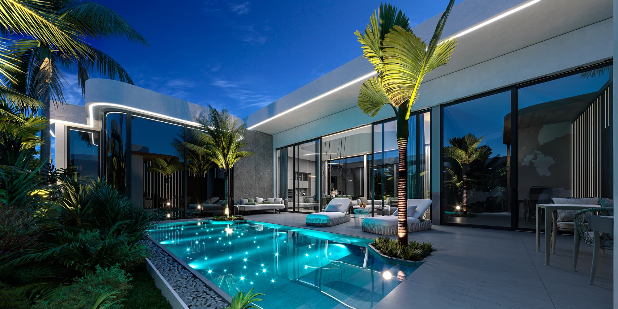 Итер Дизайн - Villa White - Вилла в Таиланде